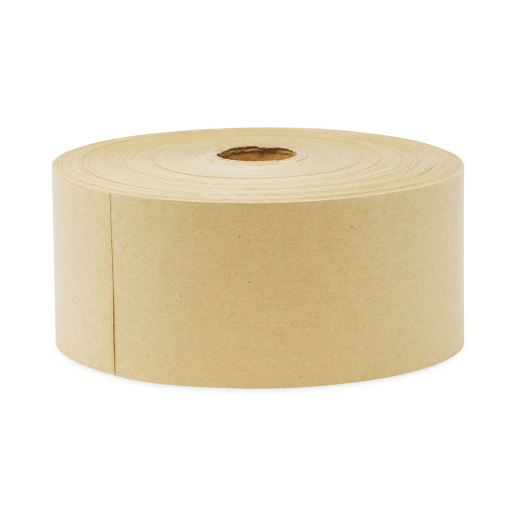 General Supply Gummed Kraft Sealing Tape, 3" Core, 3" x 600 ft, Brown, 10/Carton