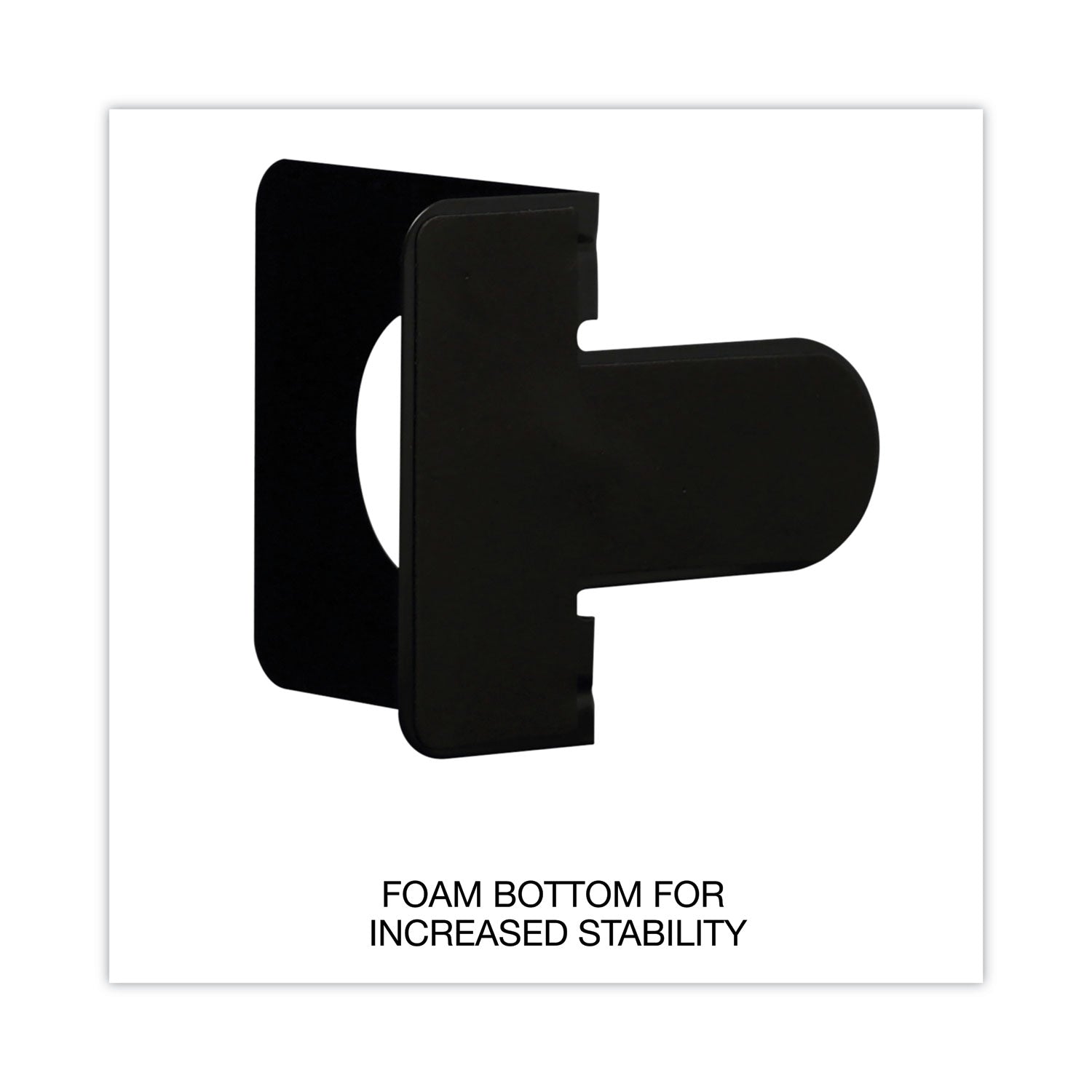 Universal Economy Bookends, Nonskid, 4.75 x 5.25 x 5, Heavy Gauge Steel, Black, 1 Pair
