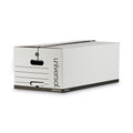 Universal Deluxe Quick Set-up String-and-Button Boxes, Legal Files, White, 12/Carton