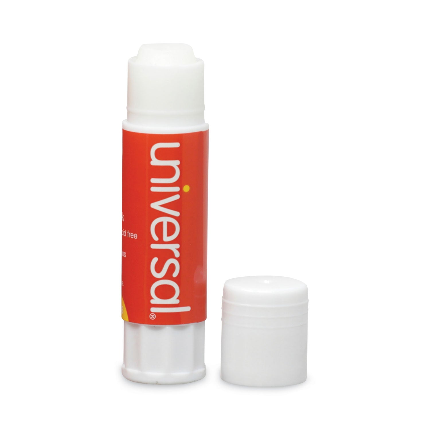 Universal Glue Stick, 0.28 oz, Applies and Dries Clear, 12/Pack