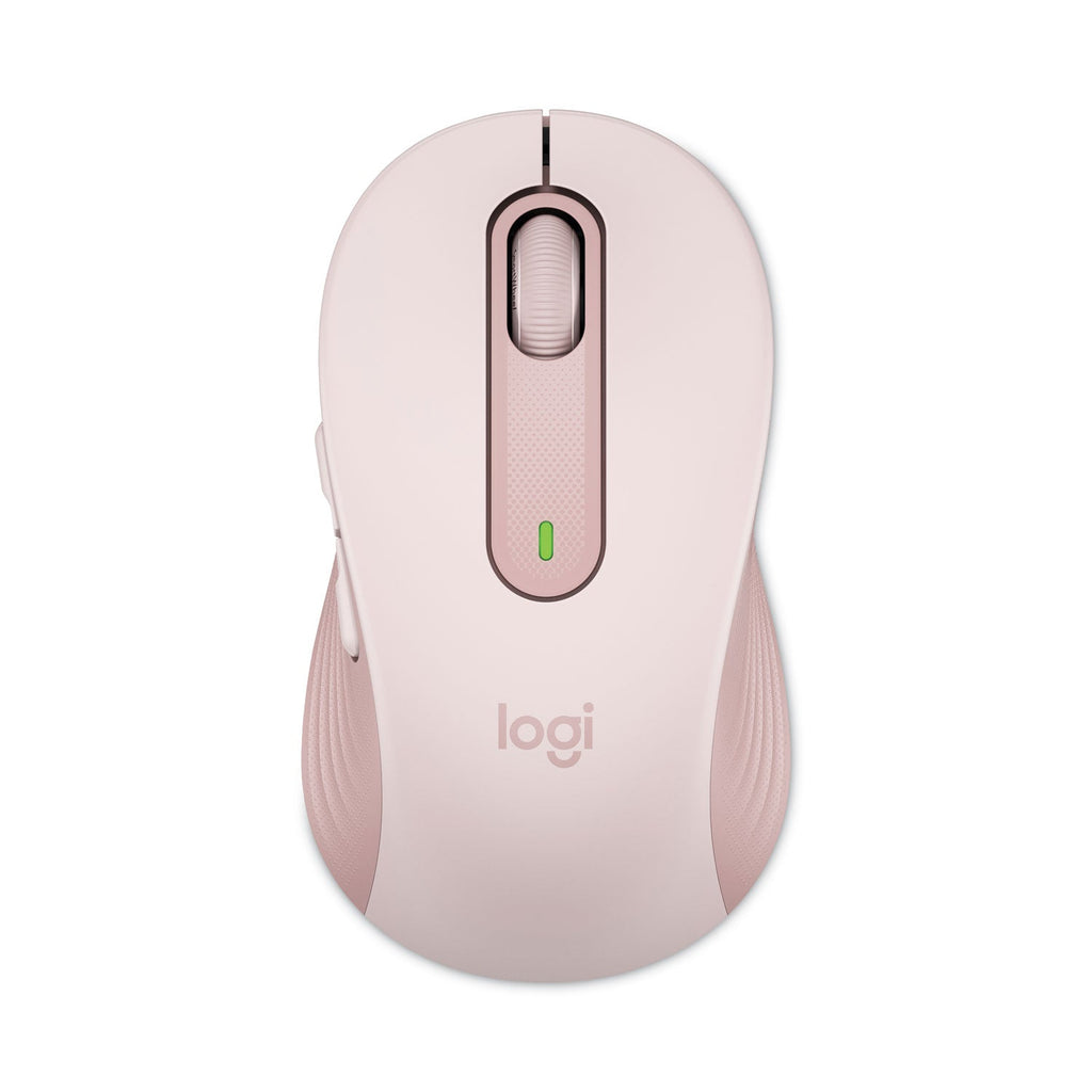 Logitech Signature M650 Wireless Mouse, Medium, 2.4 GHz Frequency, 33 ft Wireless Range, Right Hand Use, Rose