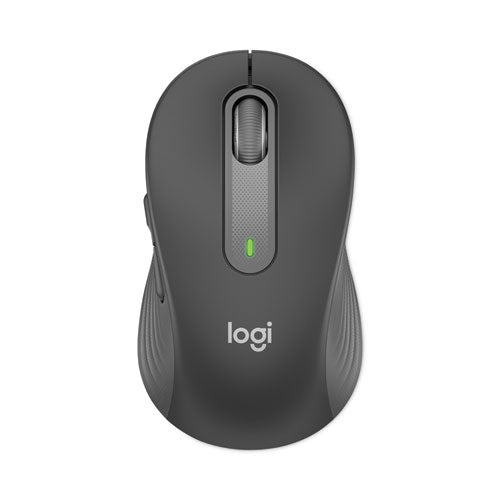 Logitech Signature M650 for Business Wireless Mouse, Medium, 2.4 GHz Frequency, 33 ft Wireless Range, Right Hand Use, Graphite