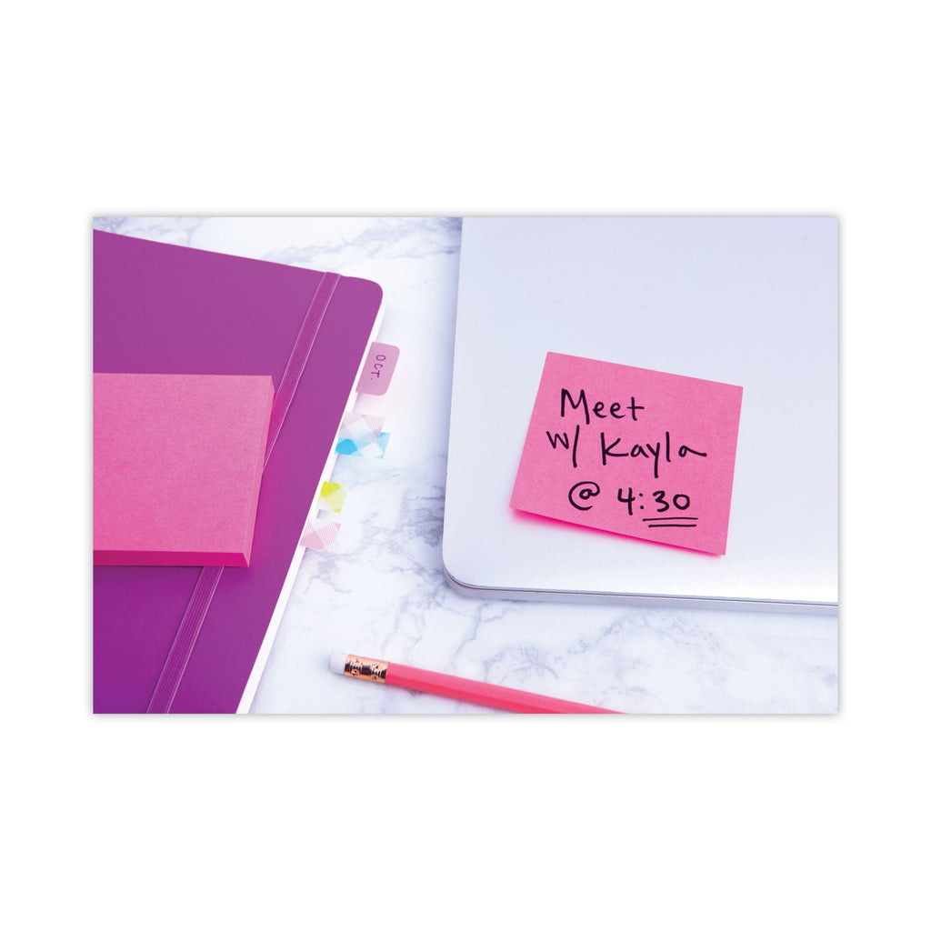 Post-it Original Cubes, 3" x 3", Aqua Wave Collection, 400 Sheets/Cube