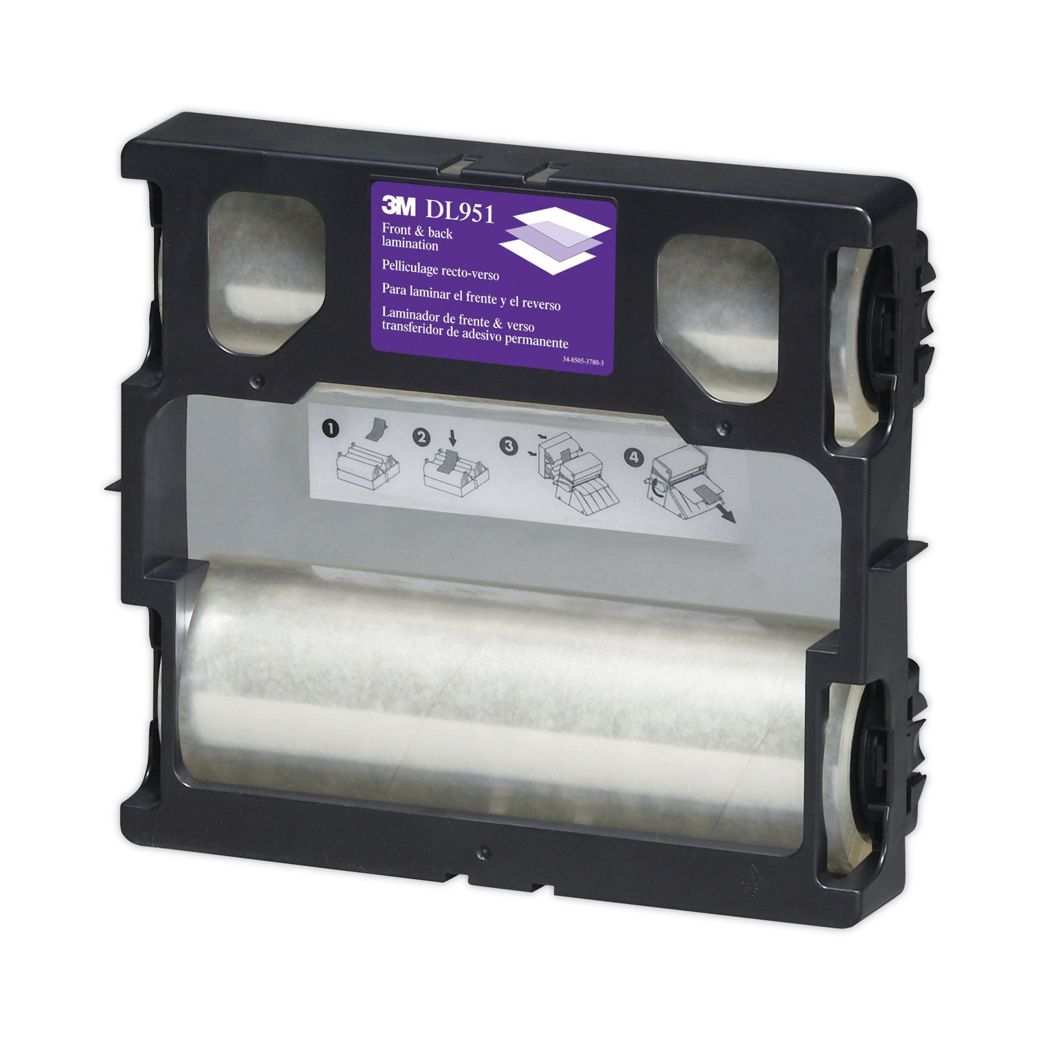 Scotch Refill for LS950 Heat-Free Laminating Machines, 5.6 mil, 8.5" x 100 ft, Gloss Clear