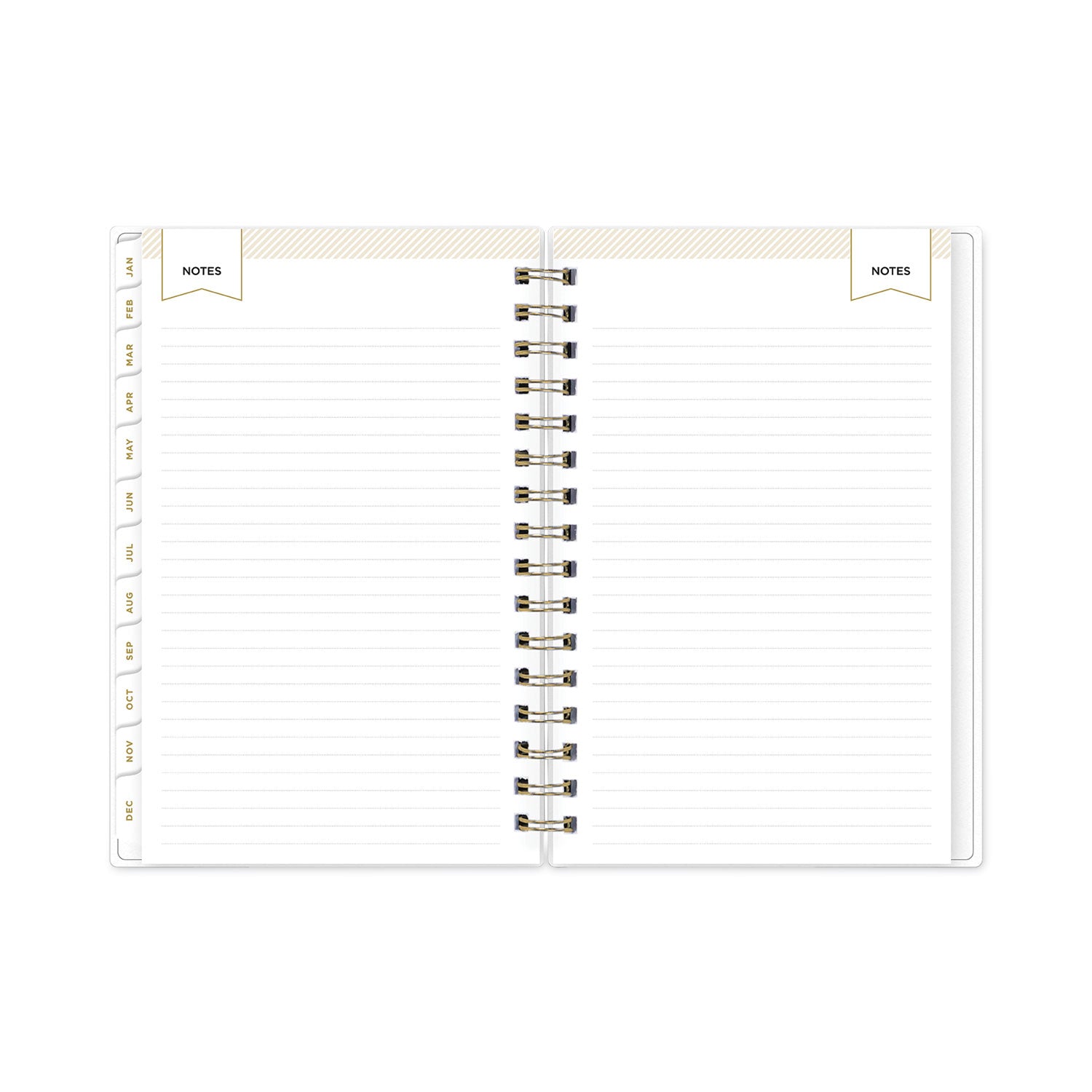 Blue Sky Day Designer Navy Stripe Daily/Monthly Planner, Navy Stripe Artwork, 8 x 5, Navy/White Cover, 12-Month (Jan to Dec): 2023