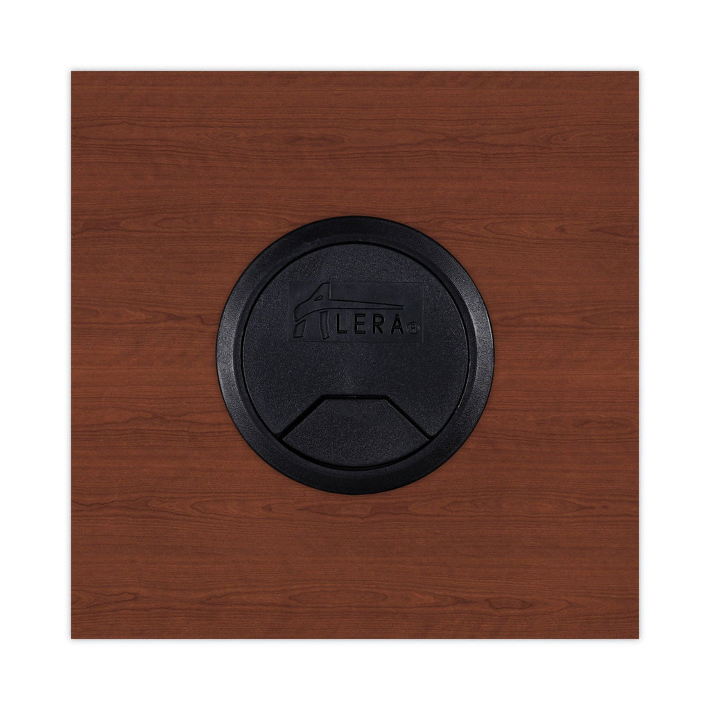 Alera Valencia Series Reversible Return/Bridge Shell, 42w x 23.63d x 29.5h, Medium Cherry