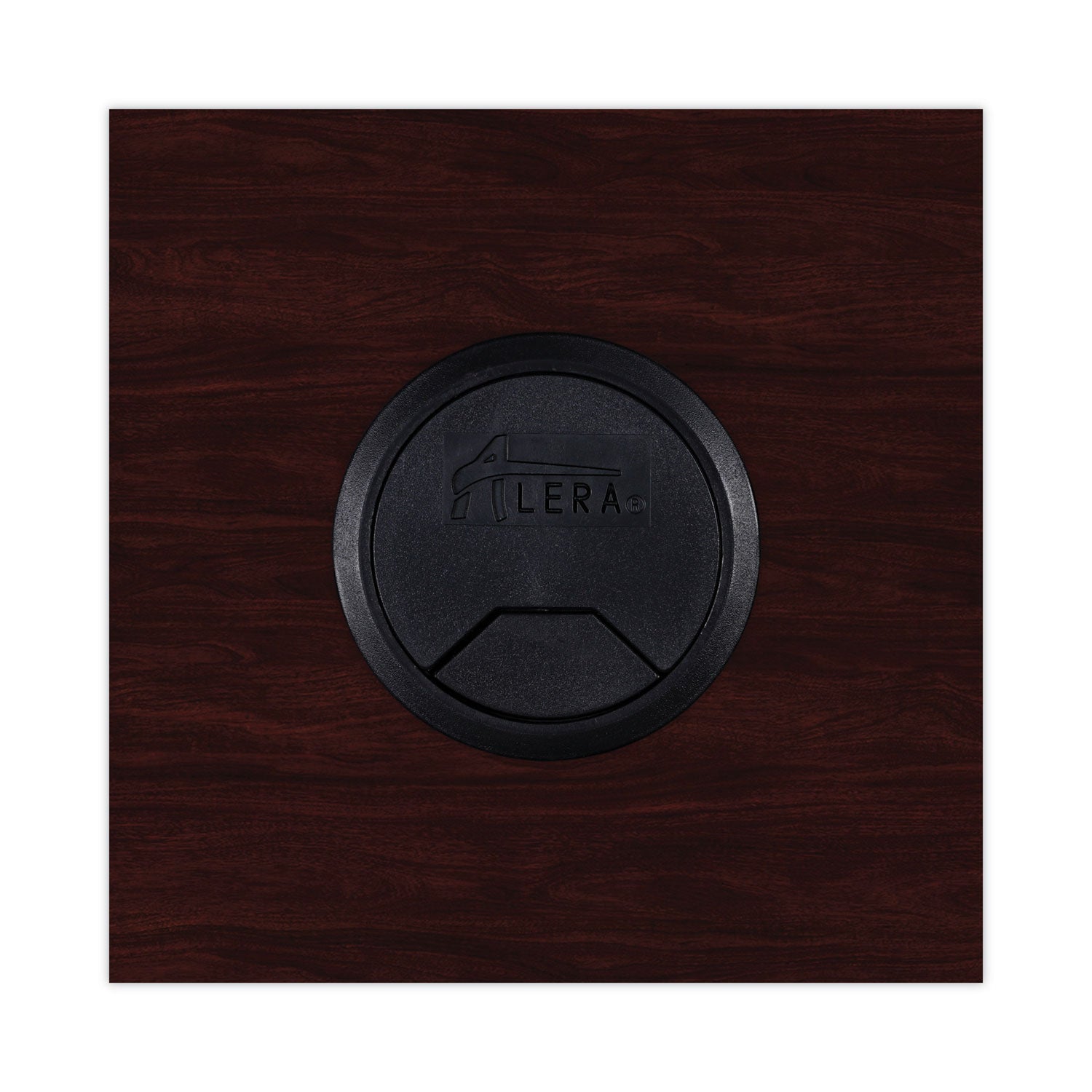 Alera Valencia Series Reversible Return/Bridge Shell, 42w x 23.63d x 29.5h. Mahogany