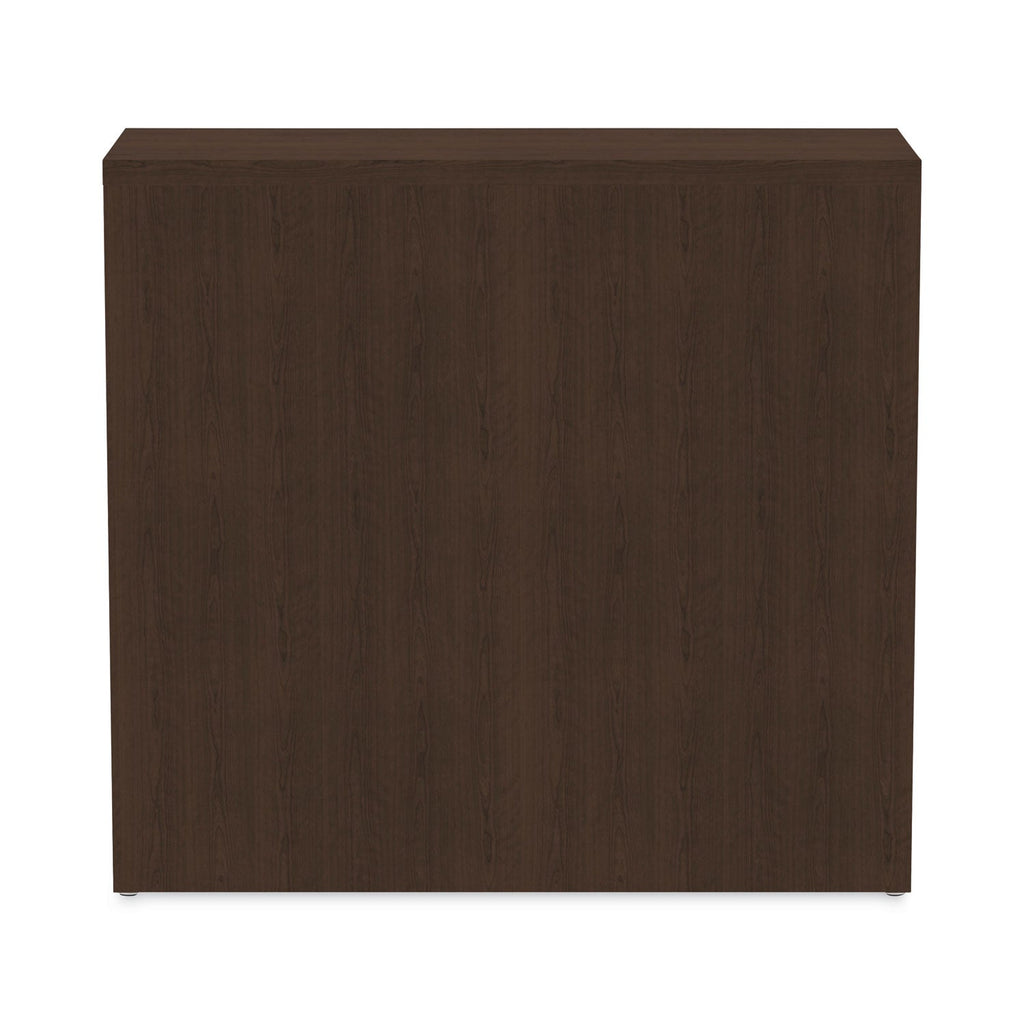 Alera Valencia Series Bookcase, Two-Shelf, 31.75w x 14d x 29.5h, Espresso