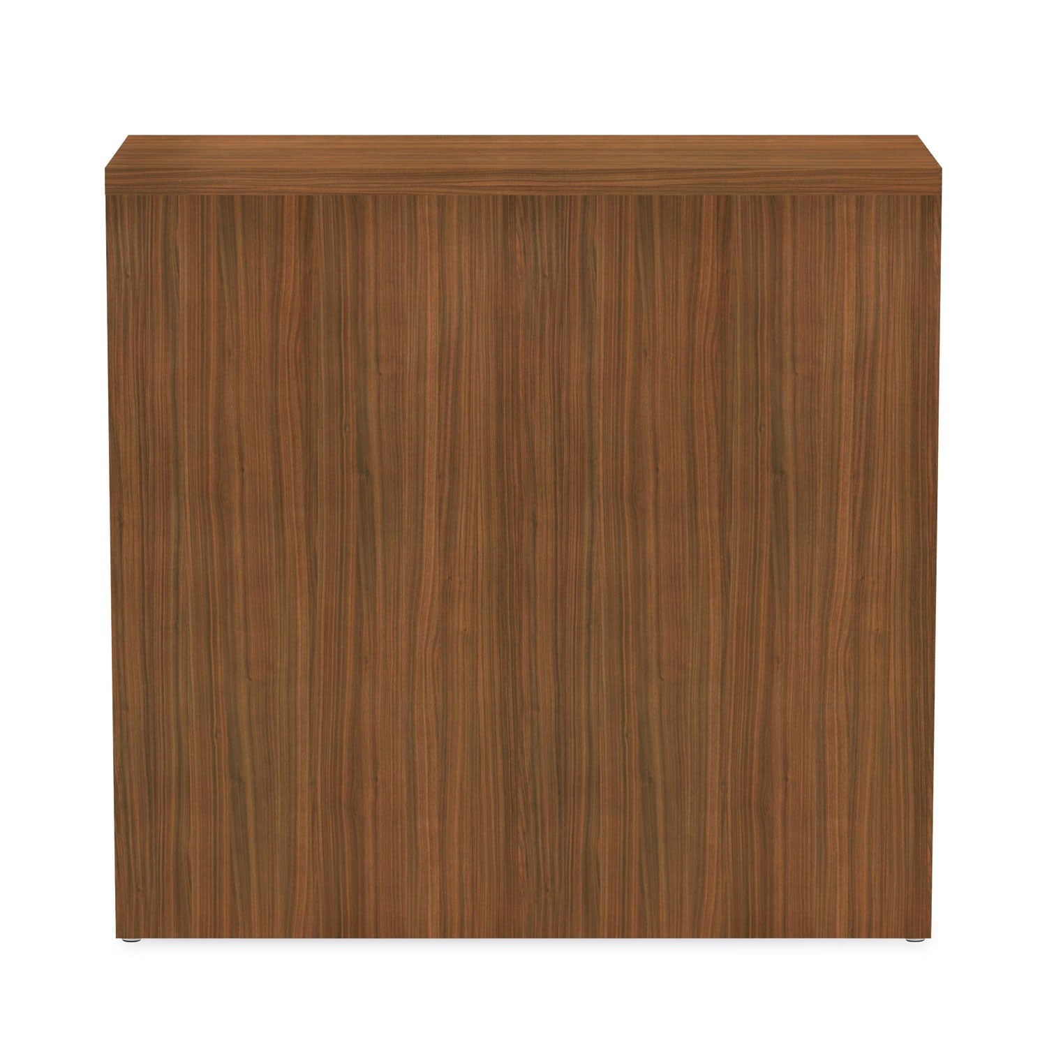Alera Valencia Series Bookcase,Two-Shelf, 31.75w x 14d x 29.5h, Modern Walnut
