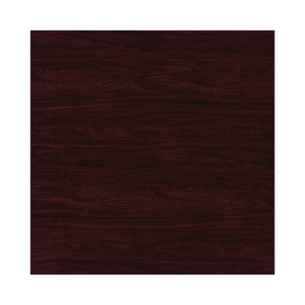 Alera Valencia Series Bookcase, Three-Shelf, 31.75w x 14d x 39.38h, Mahogany