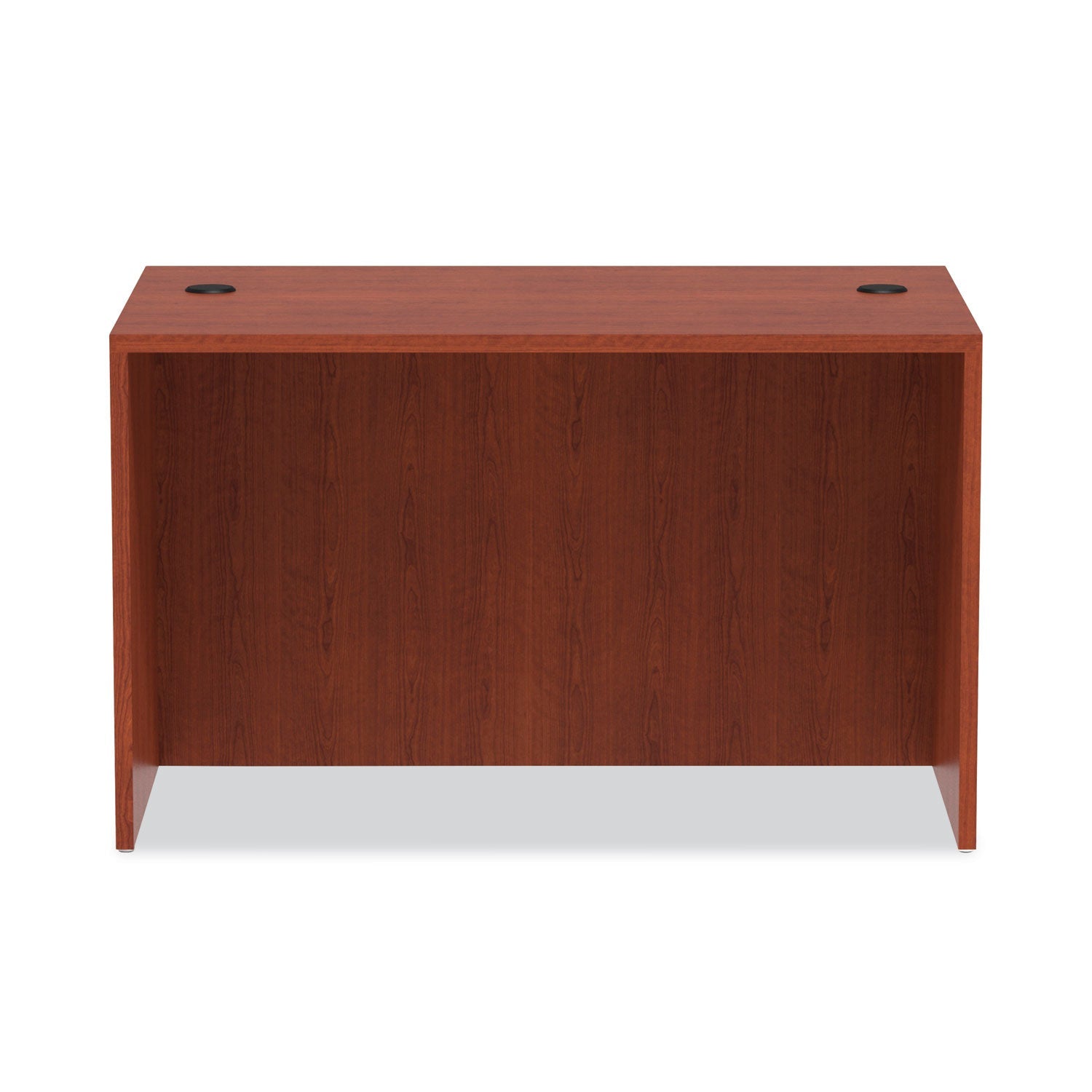 Alera Valencia Series Straight Front Desk Shell, 47.25" x 29.5" x 29.63", Medium Cherry