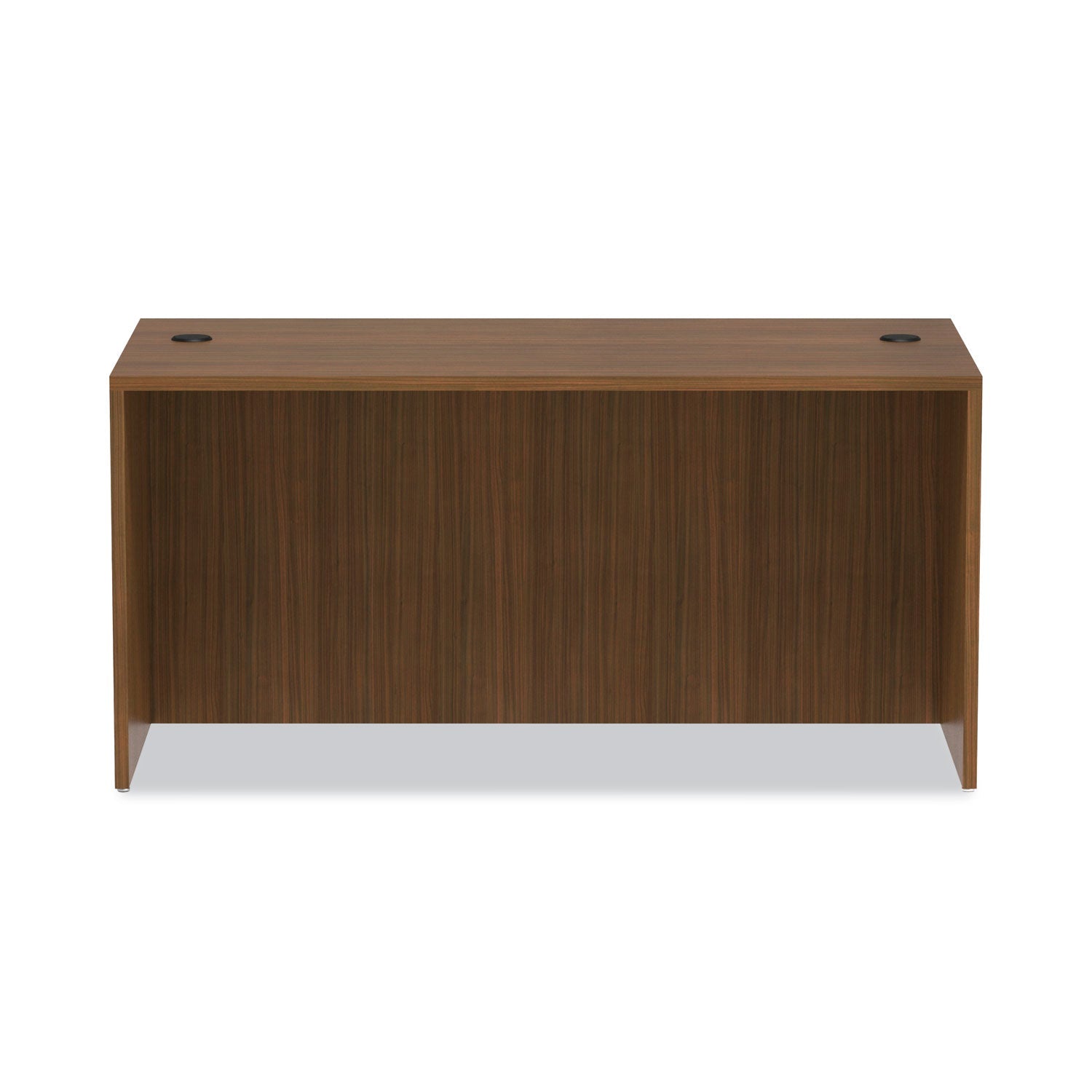 Alera Valencia Series Straight Front Desk Shell, 59.13" x 29.5" x 29.63", Modern Walnut