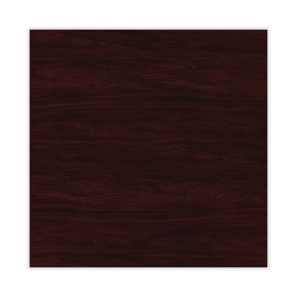 Alera Valencia Series Hutch with Doors, 4 Compartments, 58.88w x 15d x 35.38h, Mahogany