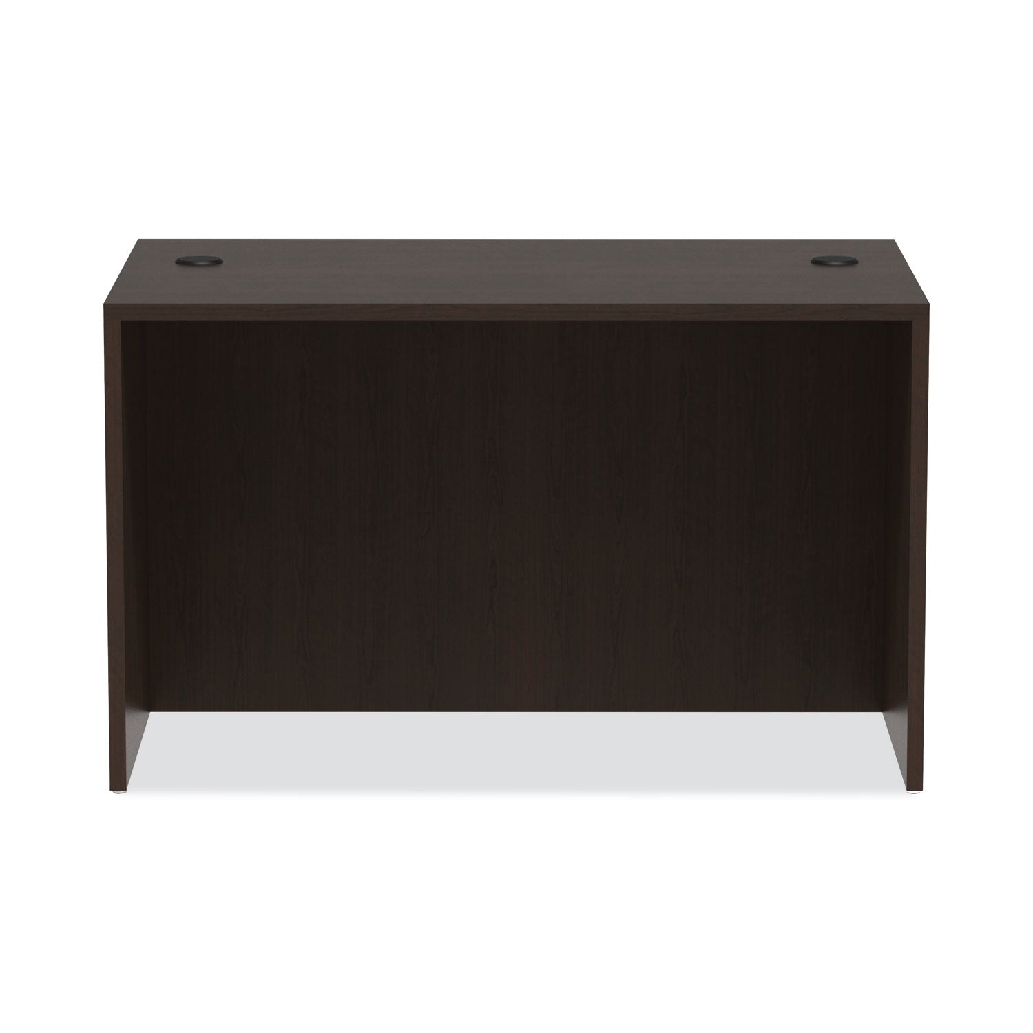 Alera Valencia Series Straight Front Desk Shell, 47.25" x 29.5" x 29.63", Espresso