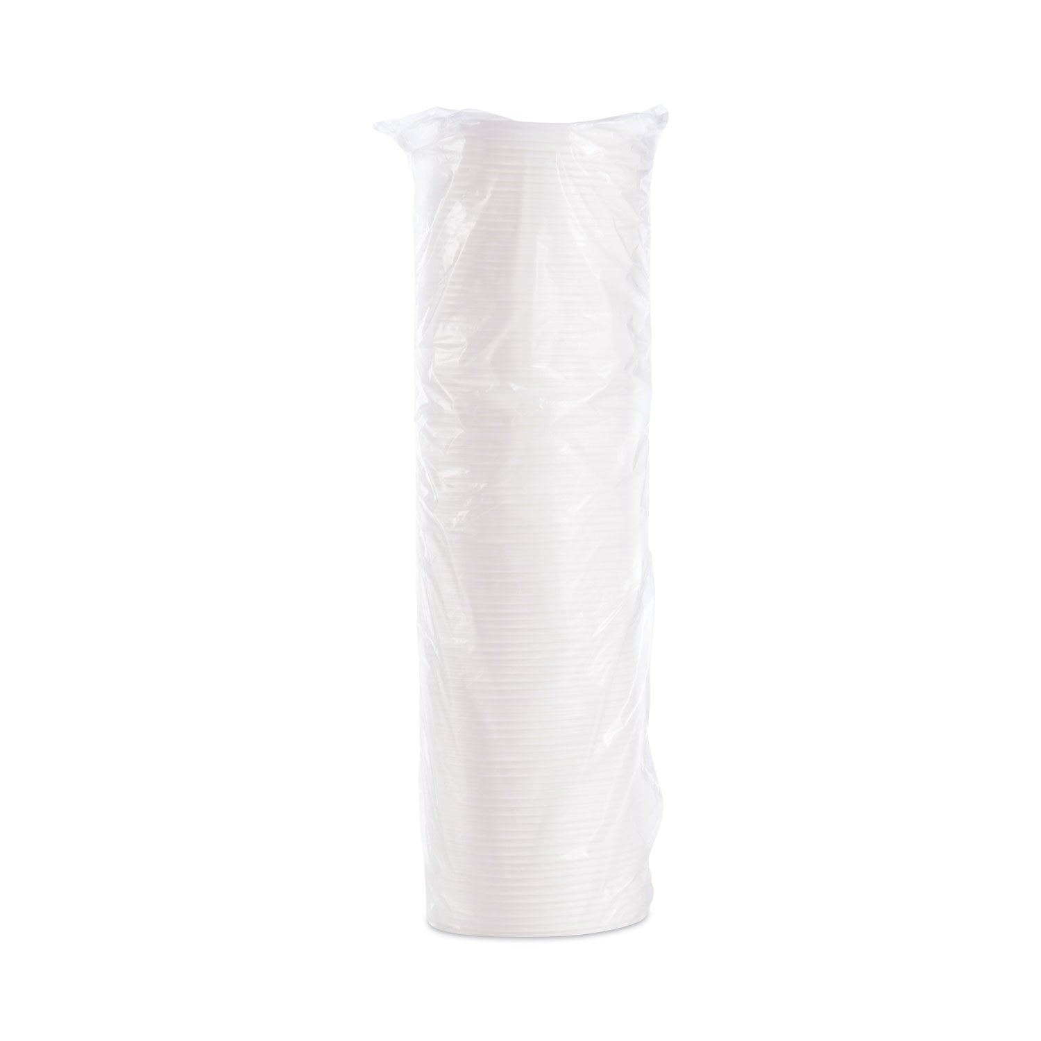 Dart Plastic Lids, Fits 8 oz to 10 oz Hot/Cold Foam Cups, Vented, White, 100/Pack, 10 Packs/Carton