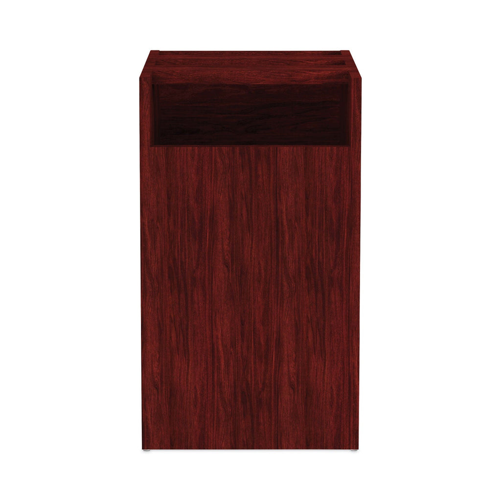 Alera Valencia Series Full Pedestal File, Left or Right, 2 Legal/Letter-Size File Drawers, Mahogany, 15.63" x 20.5" x 28.5"