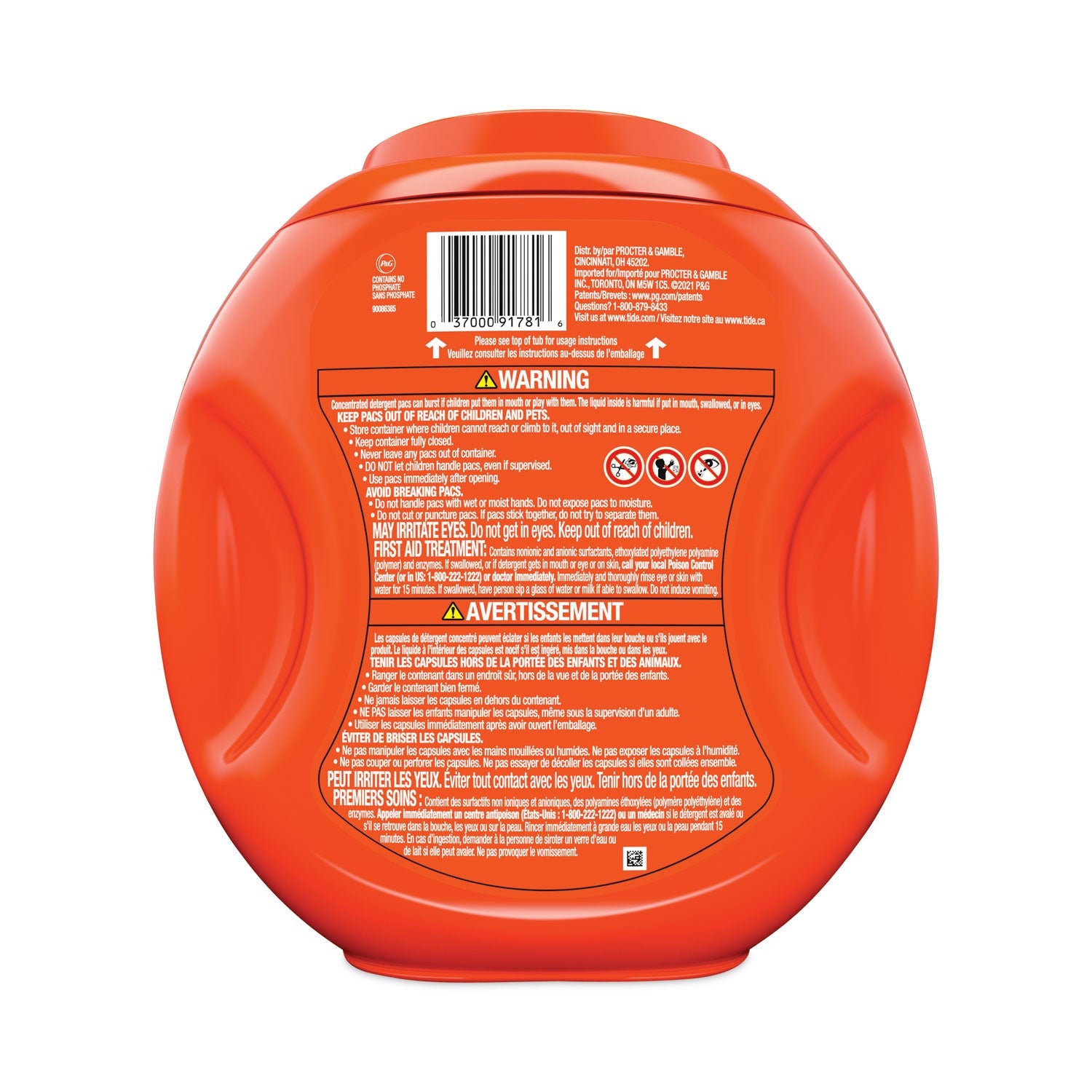 Tide Pods, Spring Meadow, 81 Pods/Tub