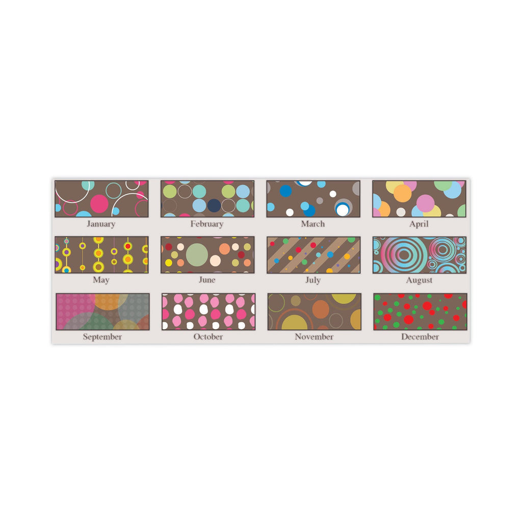 House of Doolittle Recycled Bubbleluxe Wall Calendar, Bubbleluxe Artwork, 12 x 16.5, White/Multicolor Sheets, 12-Month (Jan to Dec): 2023