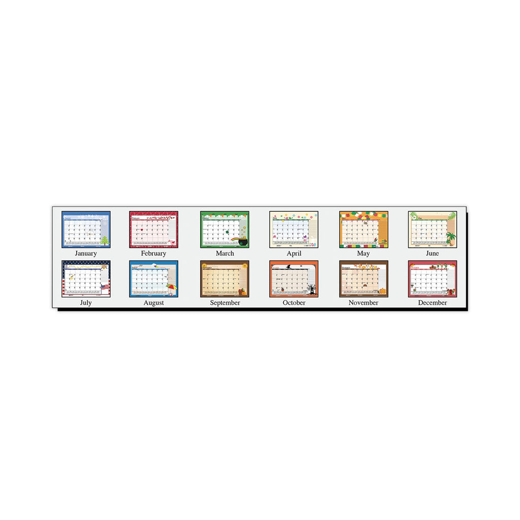 House of Doolittle Recycled Desk Pad Calendar, Earthscapes Seasonal Artwork, 18.5 x 13, Black Binding/Corners,12-Month (Jan to Dec): 2023