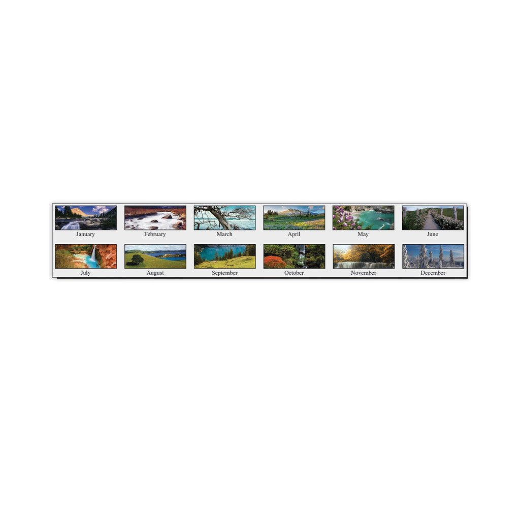 House of Doolittle Earthscapes Recycled 3-Month Vertical Wall Calendar, Scenic Photography, 8 x 17, White Sheets, 14-Month (Dec-Jan): 2022-2024