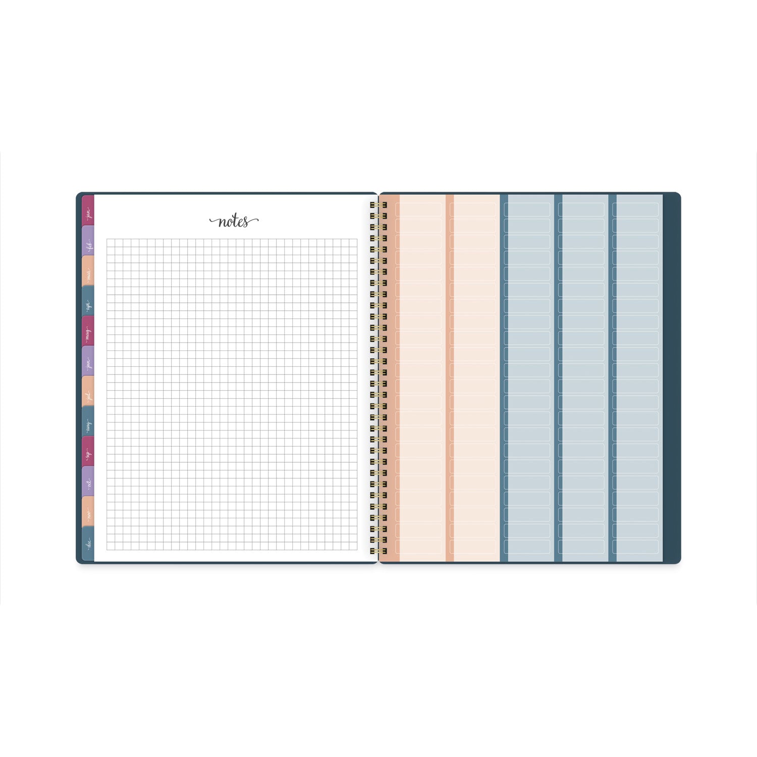 AT-A-GLANCE Harmony Weekly/Monthly Poly Planner, 11 x 8.5, Teal Cover, 13-Month (Jan to Jan): 2023 to 2024