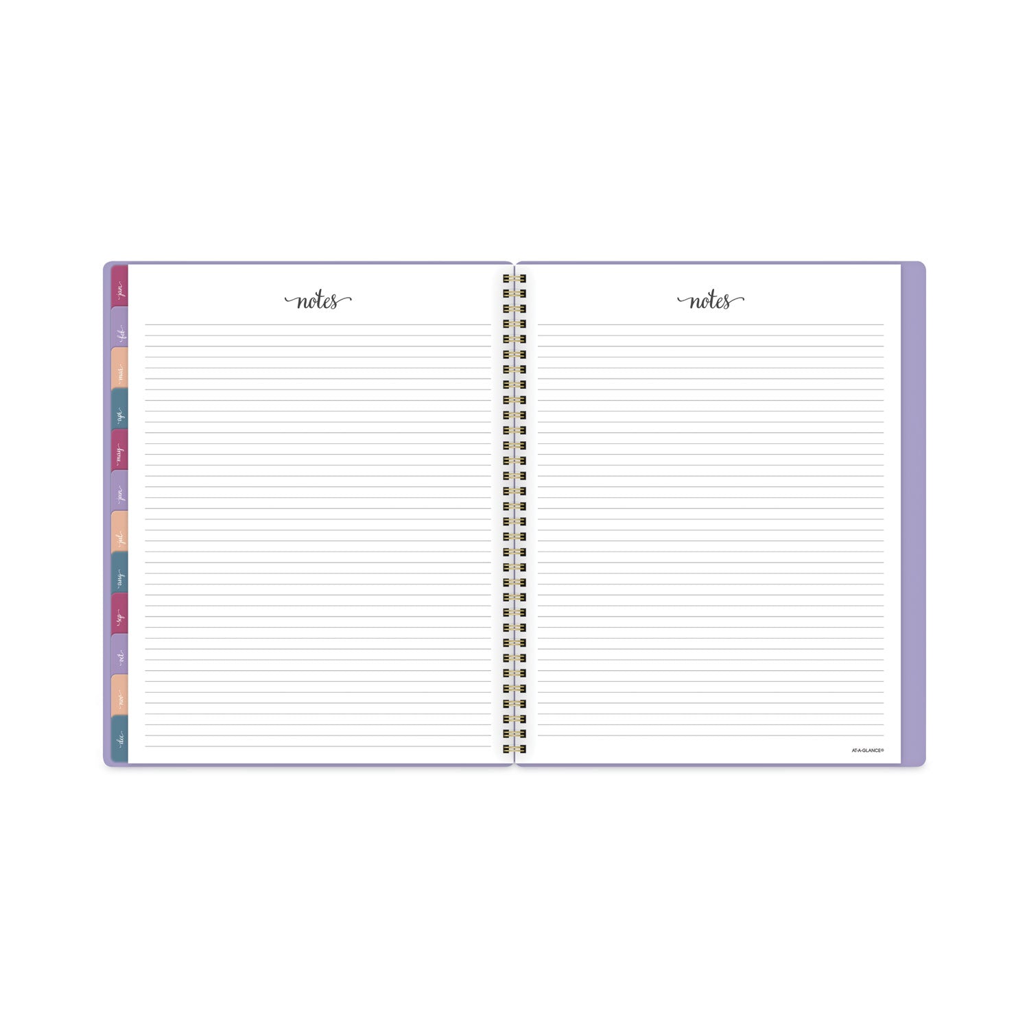 AT-A-GLANCE Harmony Weekly/Monthly Poly Planner, 11 x 8.5, Lilac Cover, 13-Month (Jan to Jan): 2023 to 2024