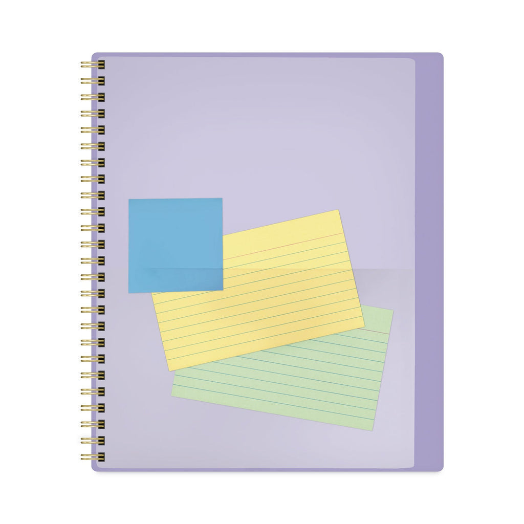 AT-A-GLANCE Harmony Weekly/Monthly Poly Planner, 8.75 x 7, Lilac Cover, 13-Month (Jan to Jan): 2023 to 2024