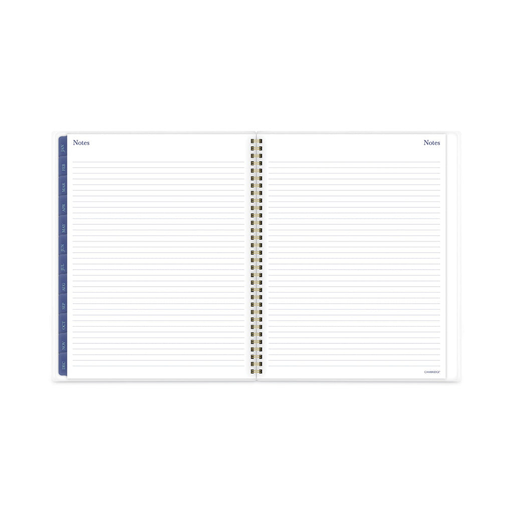 Cambridge Precious Weekly/Monthly Planner, Precious Floral Artwork, 11 x 8.5, Blue/Green/Pink Cover, 12-Month (Jan to Dec): 2023
