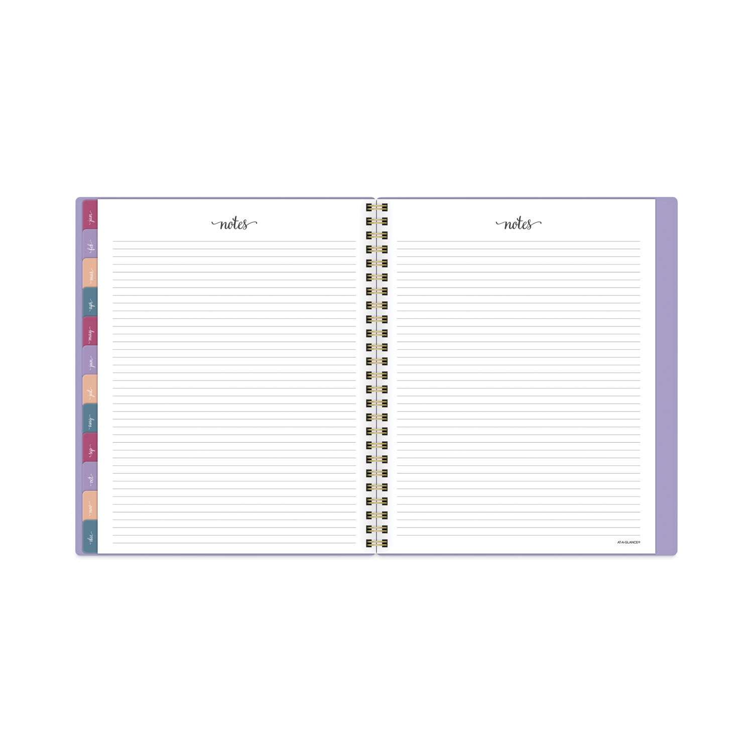 AT-A-GLANCE Harmony Weekly/Monthly Poly Planner, 8.75 x 7, Lilac Cover, 13-Month (Jan to Jan): 2023 to 2024