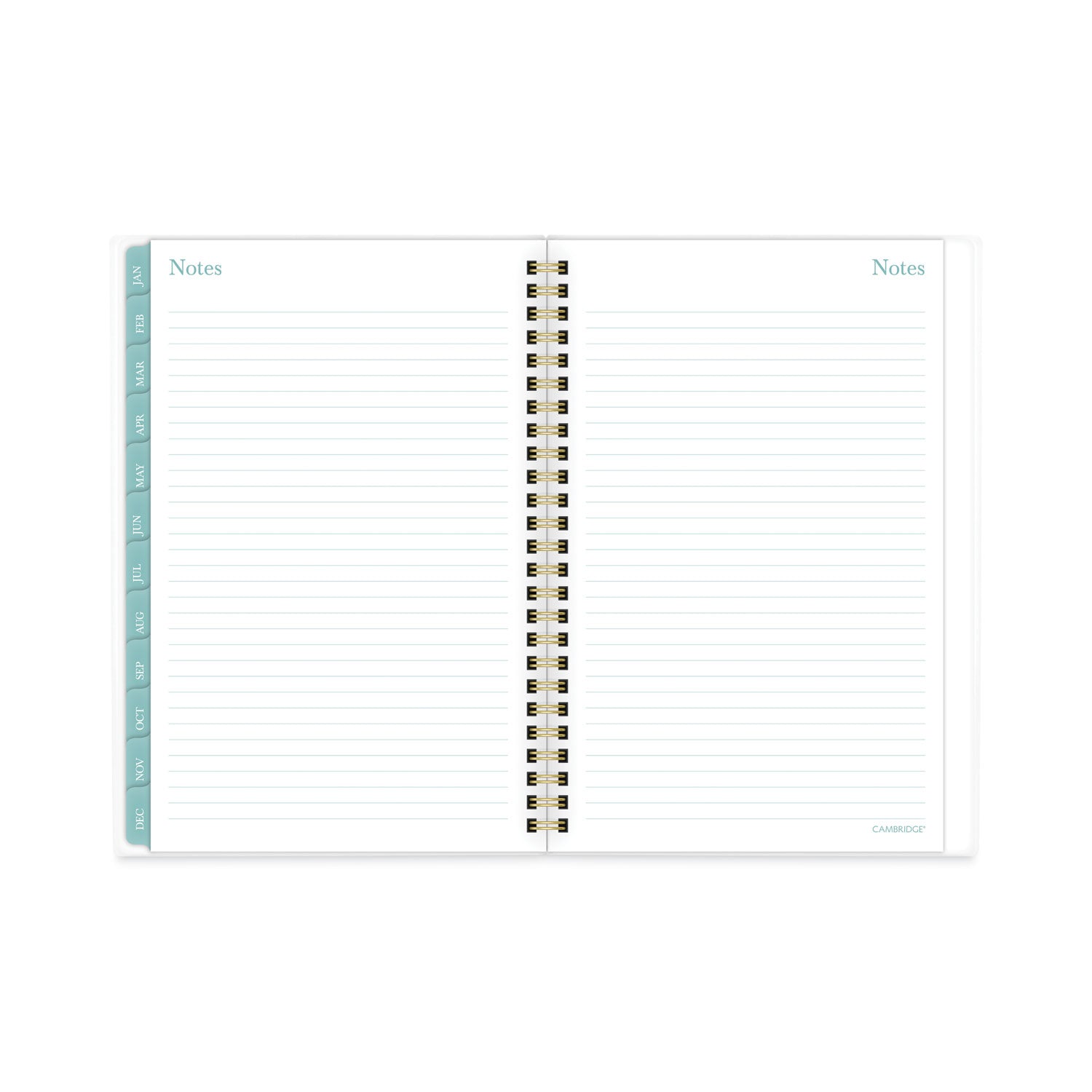 Cambridge Bali Weekly/Monthly Planner, Bali Leaf Artwork, 8.5 x 5.5, Green/White Cover, 12-Month (Jan to Dec): 2023