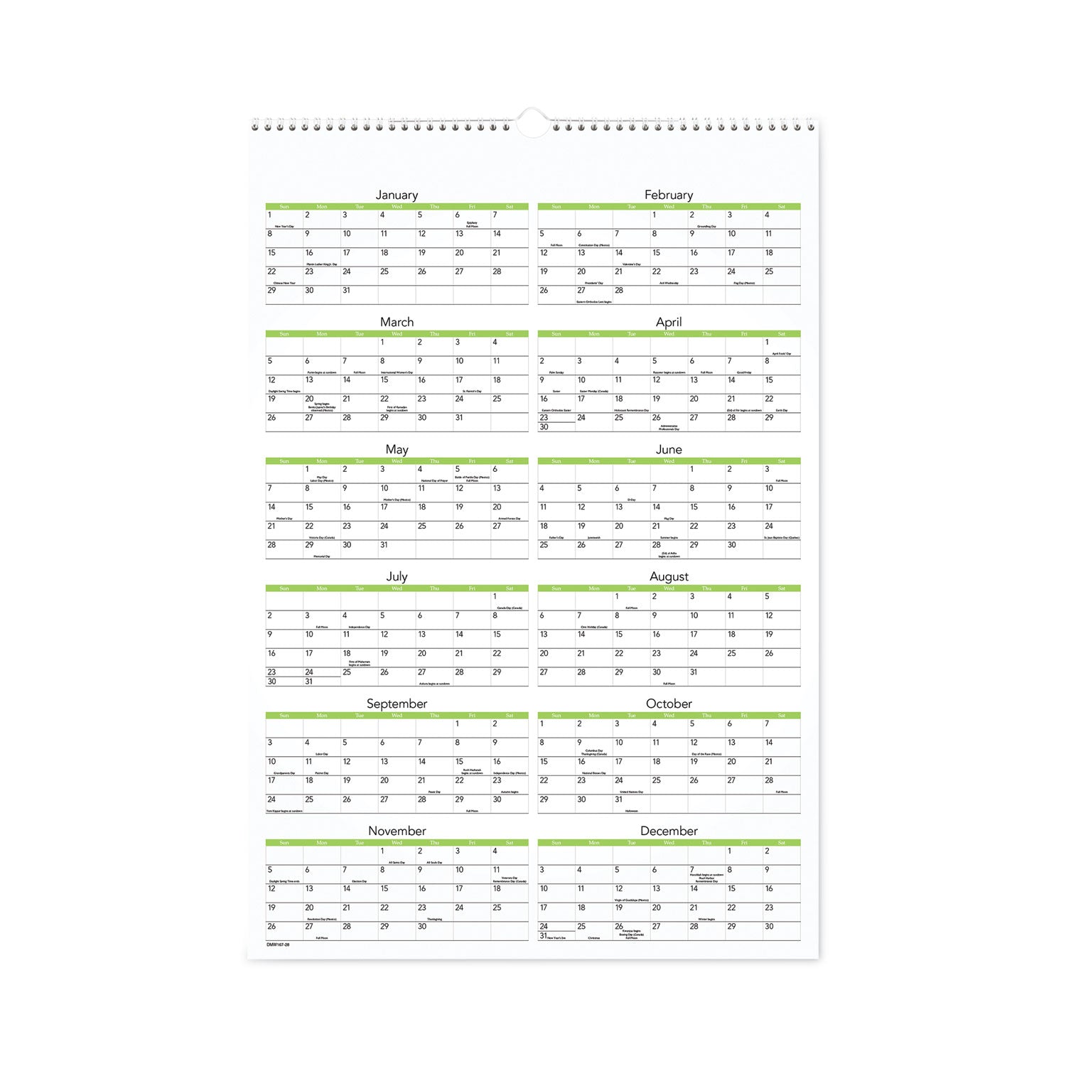 AT-A-GLANCE Puppies Monthly Wall Calendar, Puppies Photography, 15.5 x 22.75, White/Multicolor Sheets, 12-Month (Jan to Dec): 2023