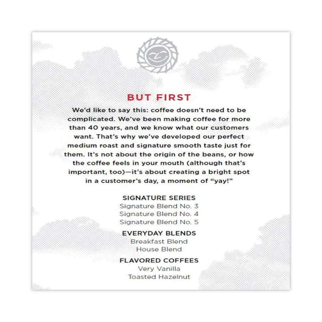 Seattle's Best Port Side Blend Whole Bean Coffee, Medium Roast, 12 oz Bag, 6/Carton