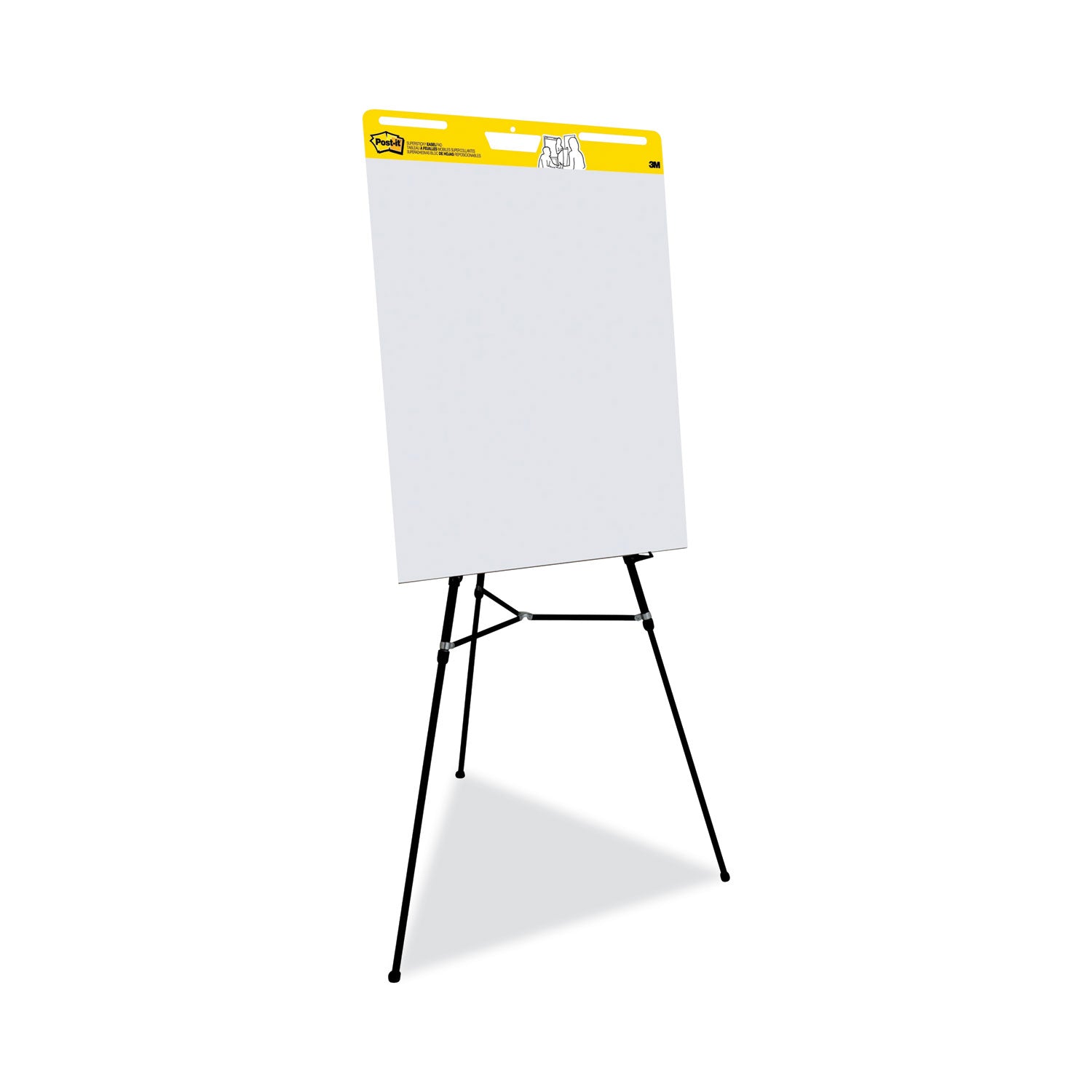 Post-it Vertical-Orientation Self-Stick Easel Pad Value Pack, Unruled, 25 x 30, White, 30 Sheets, 4/Carton
