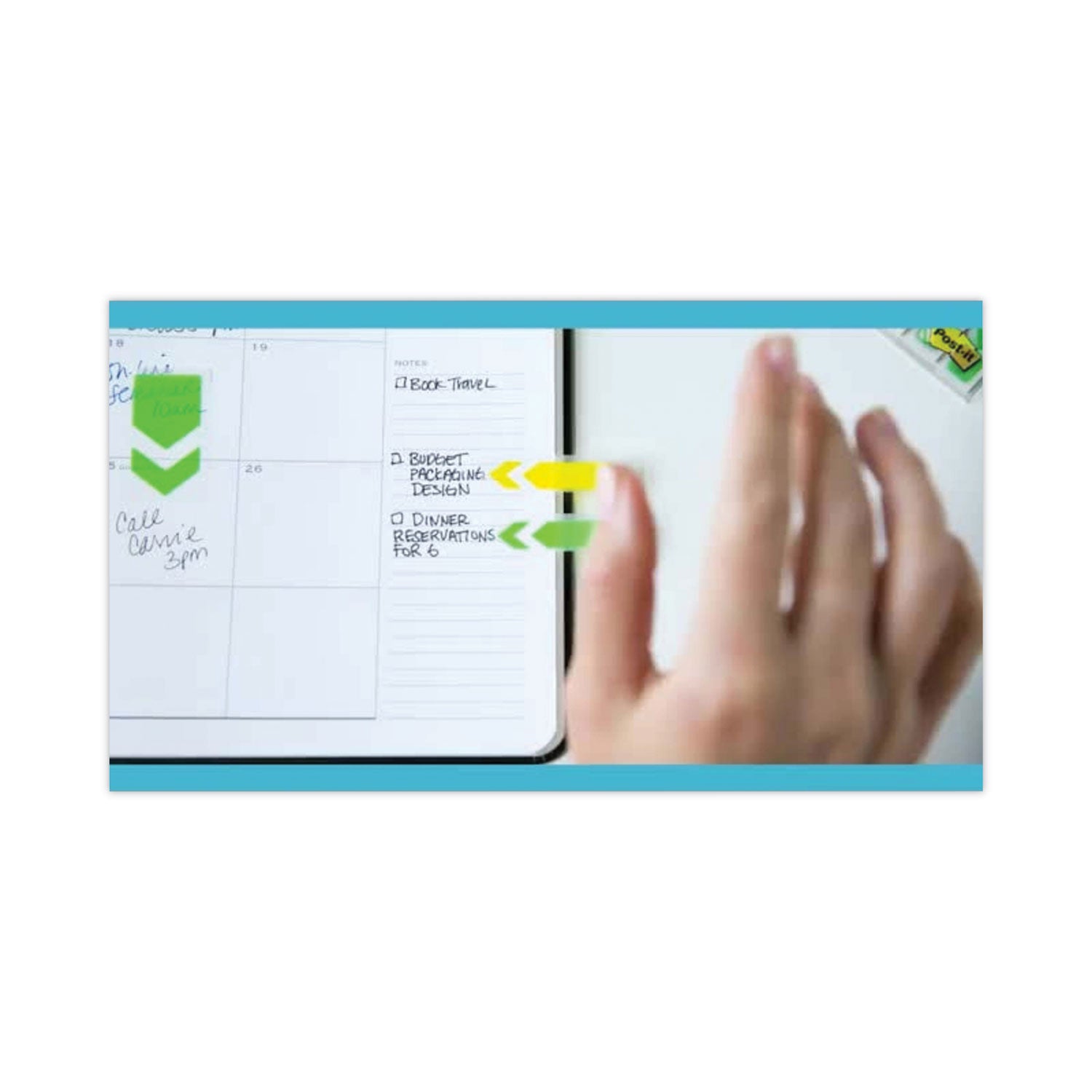 Post-it Marking Page Flags in Dispensers, Red, 50 Flags/Dispenser, 12 Dispensers/Pack