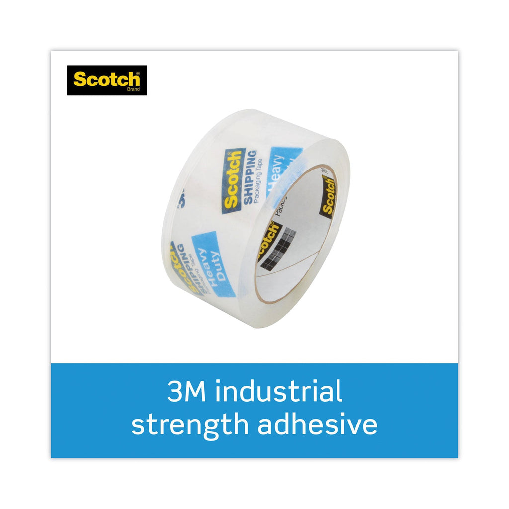 Scotch 3850 Heavy-Duty Packaging Tape, 3" Core, 1.88" x 54.6 yds, Clear