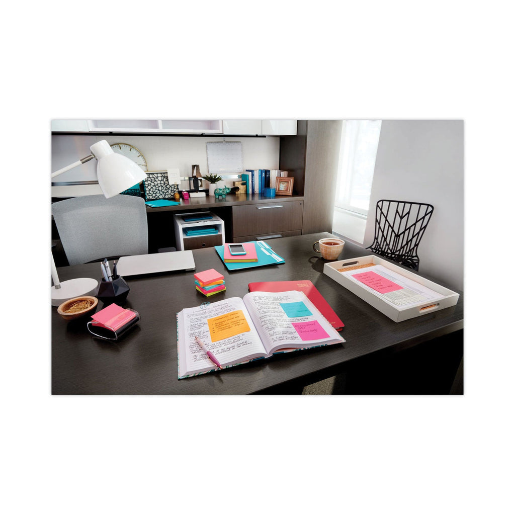 Post-it Original Pads in Poptimistic Collection Colors, 3" x 3", 100 Sheets/Pad, 5 Pads/Pack