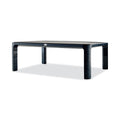3M Adjustable Monitor Stand, 16" x 12" x 1.75" to 5.5", Black, Supports 20 lbs