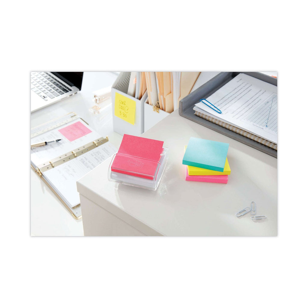 Post-it Pop-up 3 x 3 Note Refill, 3" x 3", Supernova Neons Collection Colors, 90 Sheets/Pad, 10 Pads/Pack