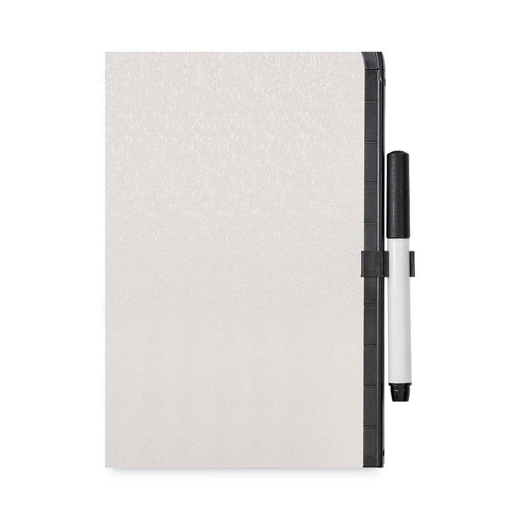 MasterVision Magnetic Dry Erase Board, 11 x 14, Black Plastic Frame