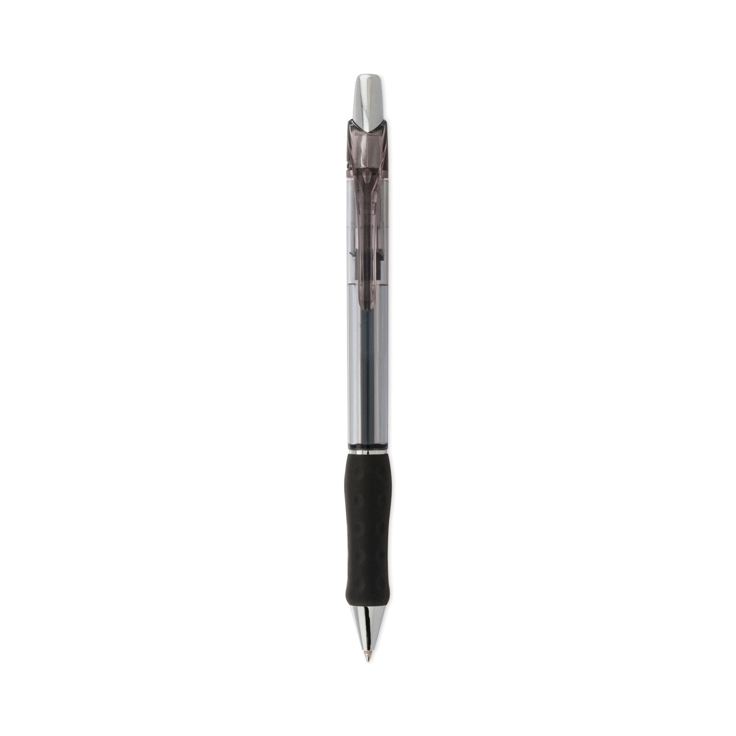 Pentel R.S.V.P. Super RT Ballpoint Pen, Retractable, Medium 0.7 mm, Black Ink, Black Barrel, Dozen