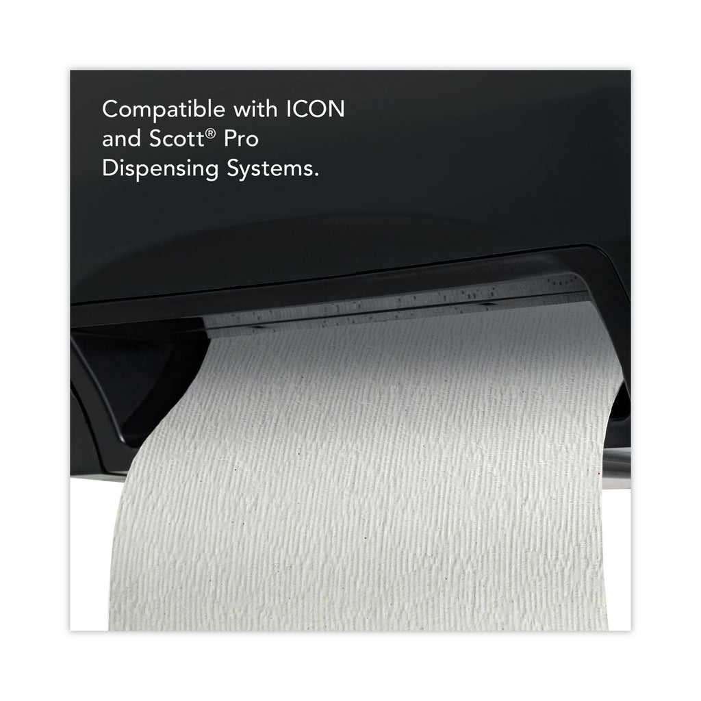 Scott Pro Hard Roll Paper Towels with Absorbency Pockets, for Scott Pro Dispenser, Blue Core Only, 7.5" x 900 ft, 6 Rolls/Carton