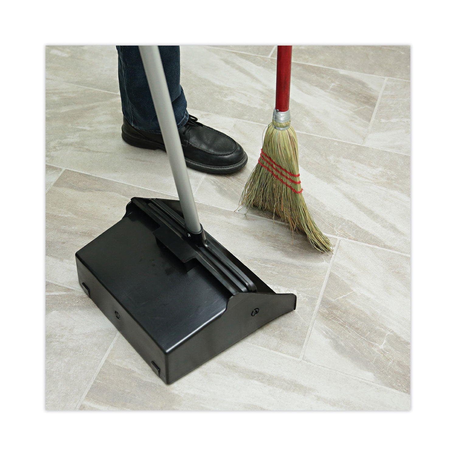 Boardwalk Corn Fiber Lobby/Toy Broom, Corn Fiber Bristles, 39" Overall Length, Red, 12/Carton