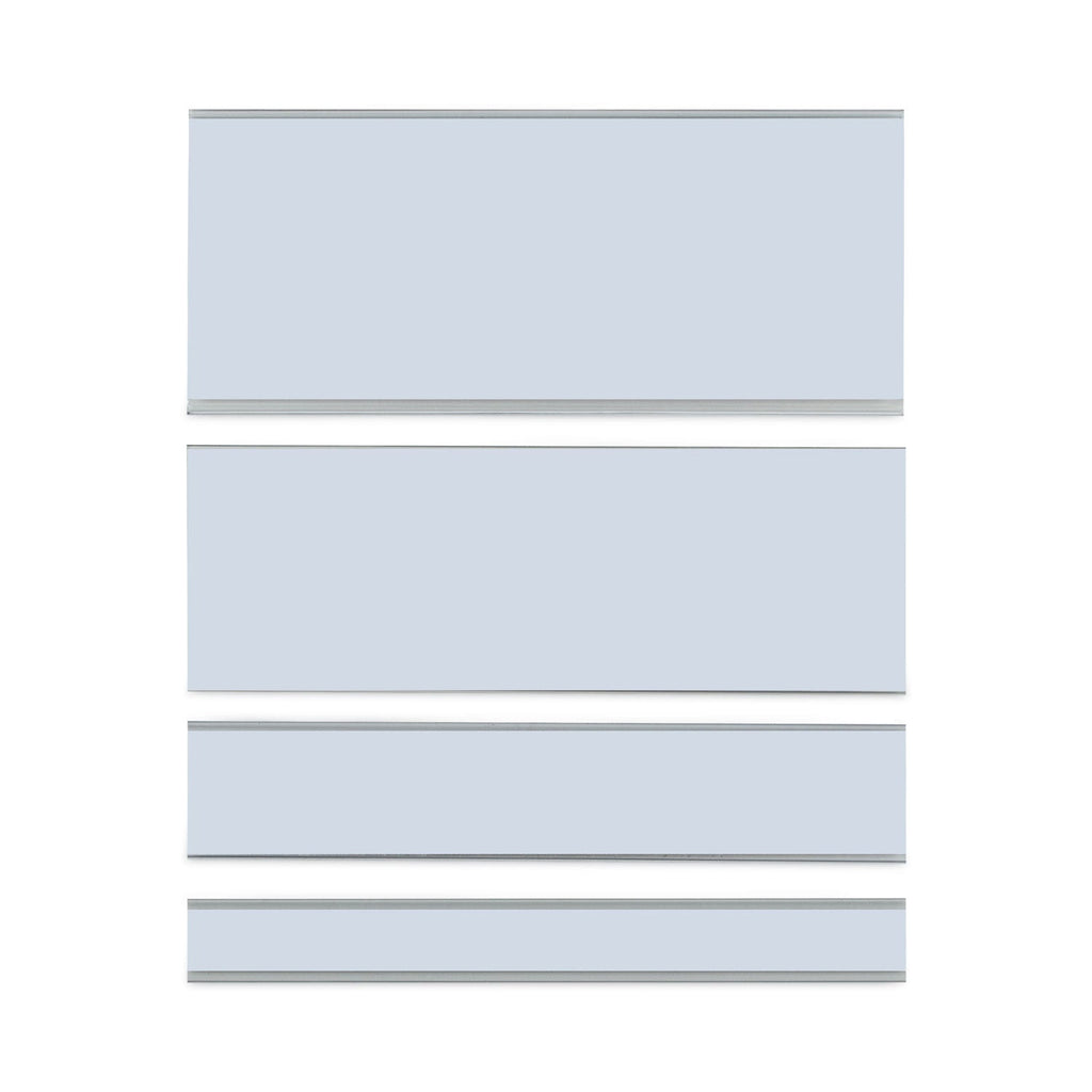 C-Line Clear Magnetic Label Holders, Side Load, 6 x 0.5, 10/Pack