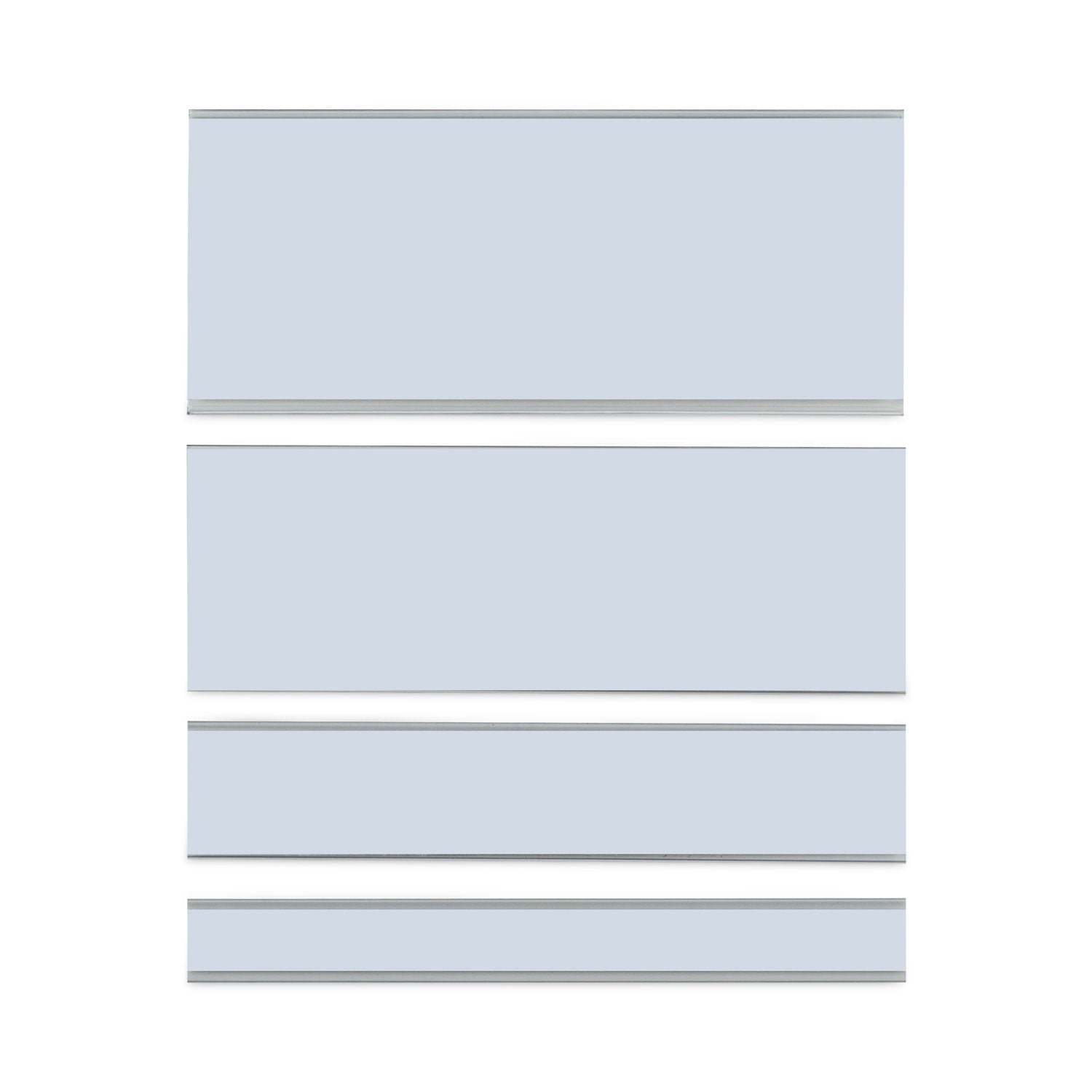 C-Line Clear Magnetic Label Holders, Side Load, 6 x 0.5, 10/Pack