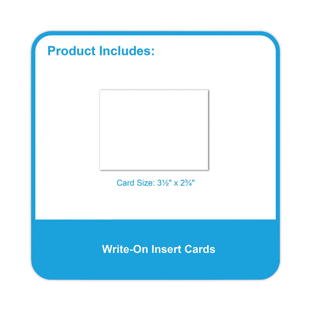 C-Line Self-Adhesive Labeling Pockets, Top Load, 3.75 x 3, Clear, 25/Pack