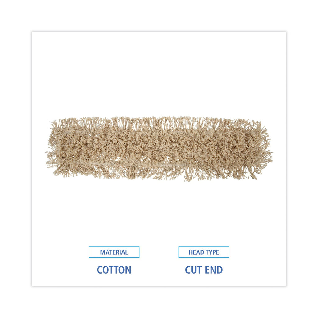 Boardwalk Industrial Dust Mop Head, Hygrade Cotton, 36w x 5d, White