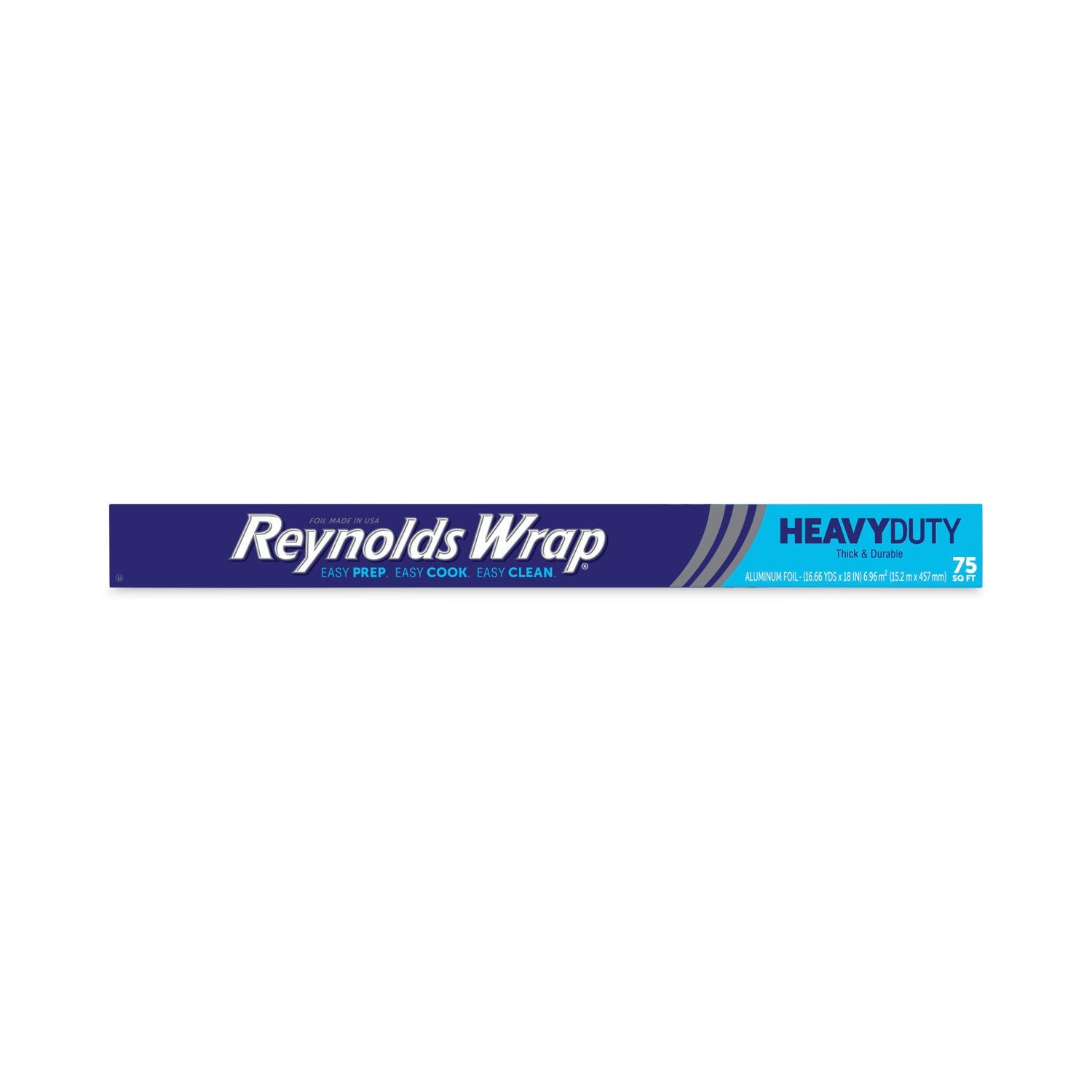 Reynolds Wrap Heavy Duty Aluminum Foil Roll, 18" x 75 ft, Silver, 20/Carton