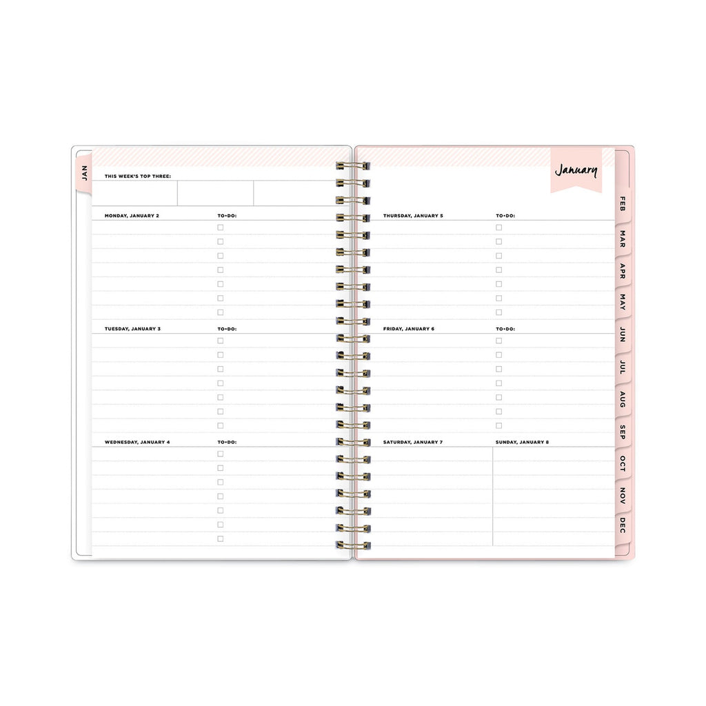 Blue Sky Day Designer Coming Up Roses Create-Your-Own Cover Weekly/Monthly Planner, 8 x 5, 12-Month (Jan to Dec): 2023