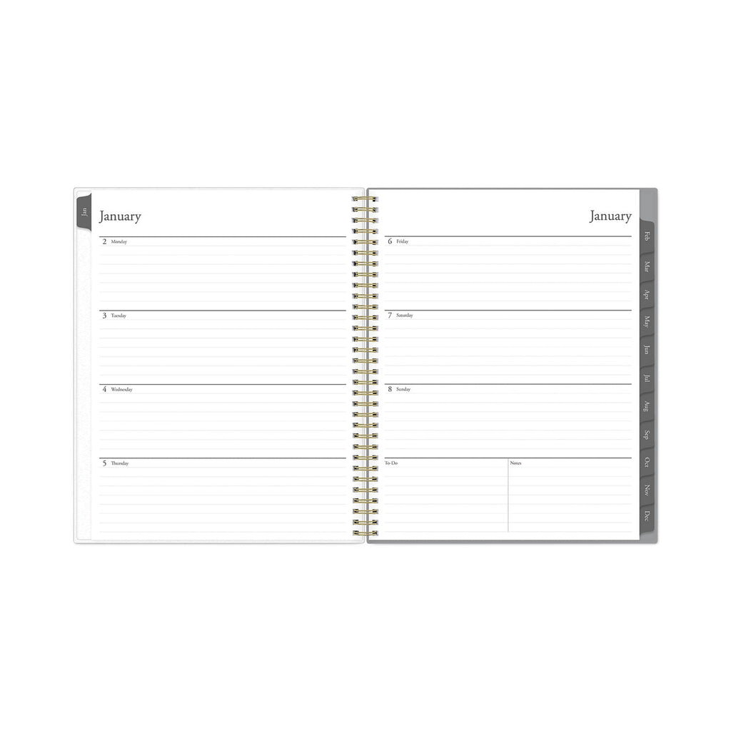 Blue Sky Sophie Frosted Weekly/Monthly Planner, Sophie Floral Artwork, 11 x 8.5, Multicolor Cover, 12-Month (Jan to Dec): 2023