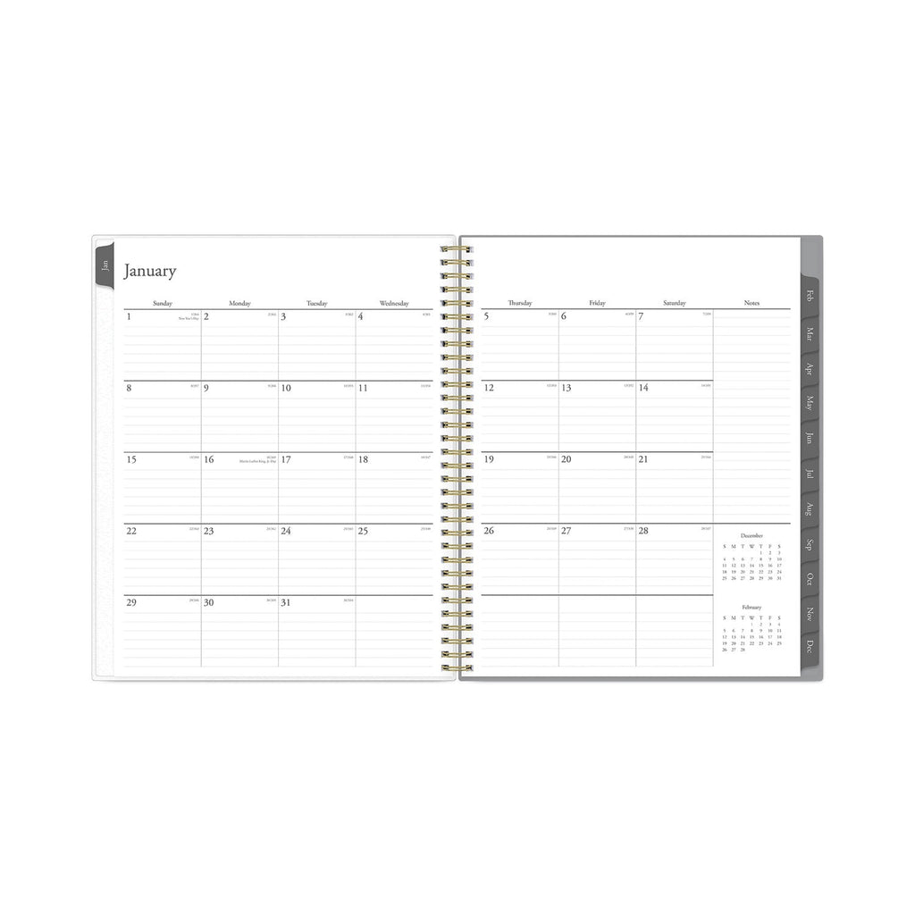 Blue Sky Sophie Frosted Weekly/Monthly Planner, Sophie Floral Artwork, 11 x 8.5, Multicolor Cover, 12-Month (Jan to Dec): 2023